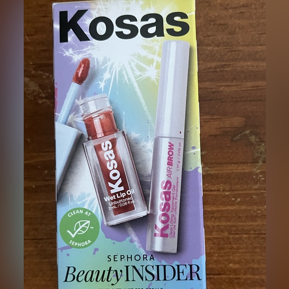Kosas Lip Oil and Brow Gel Travel Duo
